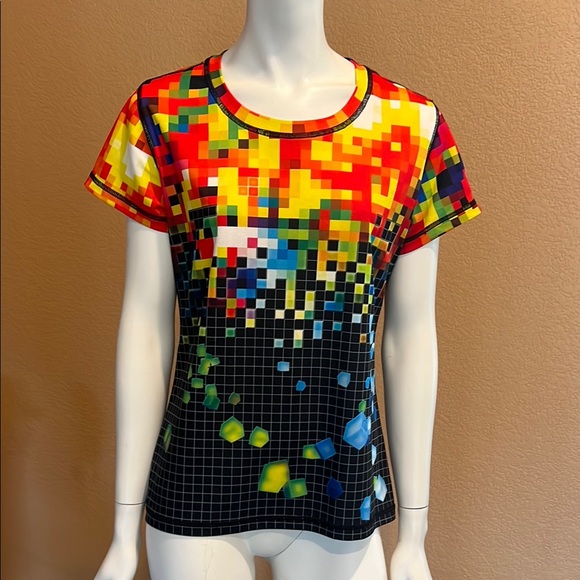 InknBurn Crew Neck Short Sleeve After Run Scoop Neck TShirt - Picture 1 of 6